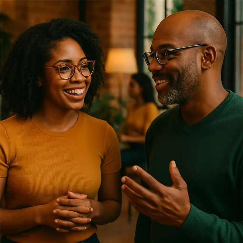 Every Conversation is a Chance to Connect and Grow - Black Page ...